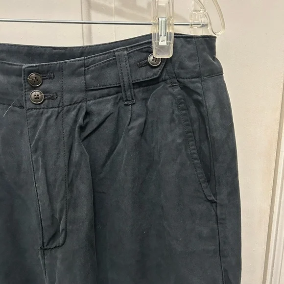 MADEWELL THE HARLOW WIDE LEG PANT BLACK SIZE 6 - Picture 4 of 12